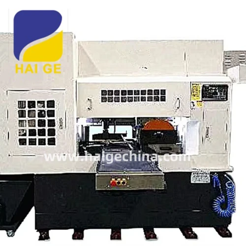 ความจุของ Hish พร้อมเครื่องเลื่อยและกัดแผ่นเหล็กความแม่นยำสูง CNC Type H&KL450